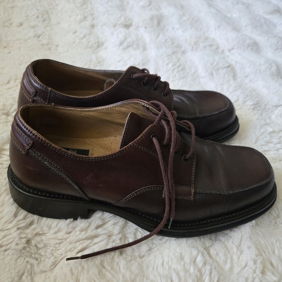 Bacco Bucci Men’s Dress Work Shoes Brown Leather Size 9½ Made In Italy - Picture 3 of 9